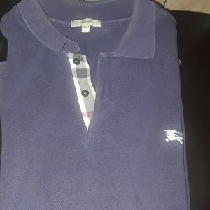 Men's authentic Burberry polo shirt